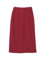 シンプルタイトスカート/レッド