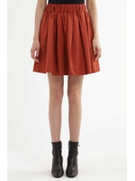 ジェナギャザーミニスカート/TERACOTTA(150)