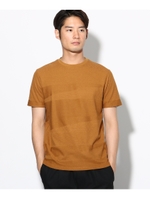 ジグザグジャガードTシャツ/マスタード(033)