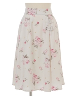 スターリースカイローズスカート/ホワイト