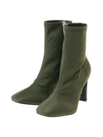 ストレッチショートブーツ/KHAKI