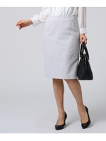 スラブストレッチスカート/ライトグレー(011)