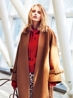 タスマニアウール100%フーディー/RED