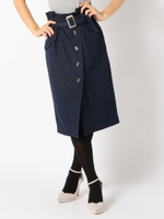 デニムトレンチタイトスカート/ブルー