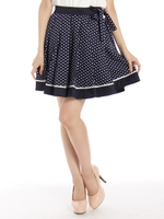 ドットプリーツスカート/Sコン