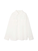 ナチュラルタッチソフトシャツ/ホワイト(030)