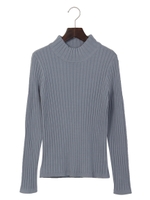 ハイネックリブNT/ライトブルー