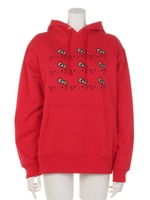 ハローキティ刺繍パーカー/RD