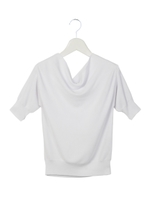 バックカシュクールトップス/WHITE