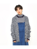 ビースティ 変形 ニット カーディガン/NVY