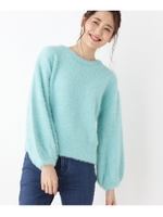 フェザーヤーンニット/ライトグリーン(021)