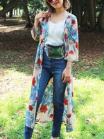 フラワーガウン/ベージュ