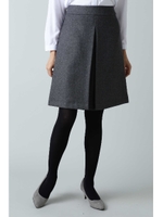 ボタニサージボックスプリーツスカート/グレー(020)