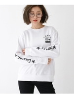 マークゴンザレス別注 袖プリント スウェット/アイボリー(004)