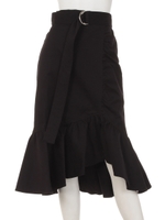 マーメイドフリルチノSK/ブラック