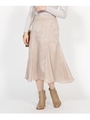 マシュマロサテンフレアスカート/ライトパープル(074)
