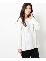 マルチストライプニット/ホワイト系(302)