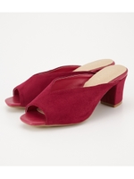 ラウンドカットLOW HEELサンダル/D/PNK