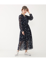 リトルブーケ柄OP/NVY