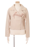 レースアップライダース/ベージュ