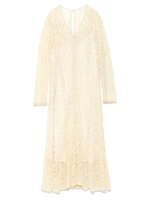 レースロングワンピース/OWHT