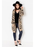 レオパードJQカーデ/BEIGE