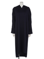 ロゴテープフーディマキシワンピ/NV