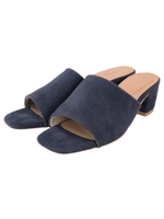 ワンバンドミドルヒールサンダル/ネイビー