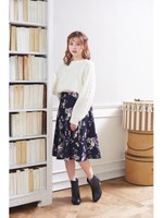 花柄ミディ/SK/コン