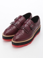 厚底ベルティッドマニッシュ/ワイン