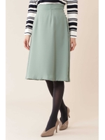 釦ディティールフレアスカート/ジェイド1(131)