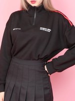 WC/2ラインハーフZIPスウェット