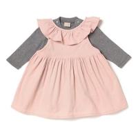 【10%OFF】ロンパース＆フリルワンピースセット