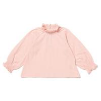 【26%OFF】シャーリングスタンドカラーカットソーブラウス