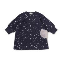 【30%OFF】star moon裏起毛ワンピース