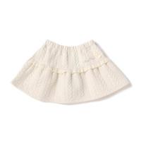 【30%OFF】ケーブル柄キルトスカート