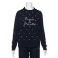 【30%OFF】スタンド衿ドット柄ニット