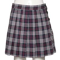 【30%OFF】チェックプリーツスカパン