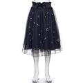 【30%OFF】星柄レースアップチュールスカート