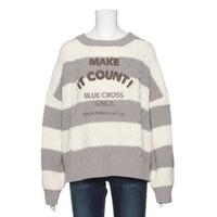 【50%OFF】ケーブルボーダーニット