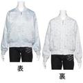 【50%OFF】サテン＆花柄リバーシブルブルゾン