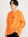 WEGO/シンプルスリーブプリントロングTシャツ