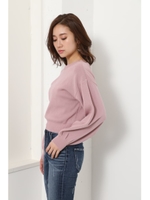 3WAY Loose Knit CD TOP/PNK