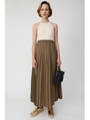 BACK RIBBON PLEATS スカート/L/BRN1