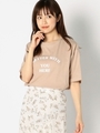 BETTERロゴゆるTシャツ/ベージュ