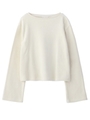 BOATNECK TOP/ホワイト