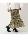 BOUQUET FLOWER PLEATS SKIRT/柄YEL5