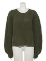 BULKY MOLE KNIT/KHK