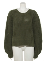 BULKY MOLE KNIT/KHK
