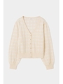 BUTTON UP CHECK カーディガン/L/YEL1